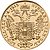 Gold Dukaten 1-fach - Rückseite
