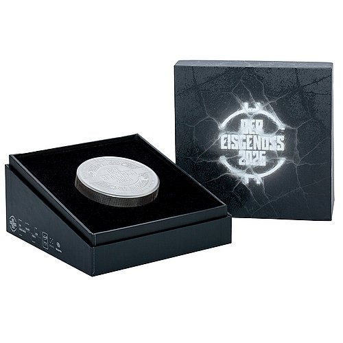 Eisgenoss Silber Edition - geöffnete Box
