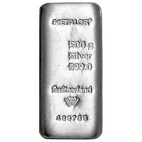 Silberbarren 500 g - LBMA-zertifizierter Hersteller
