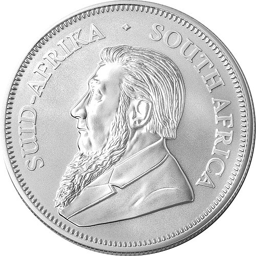 Silber Krügerrand 1 oz - diverse Jahrgänge - Rückseite