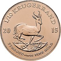 Gold Krügerrand 1/10 oz - diverse Jahrgänge