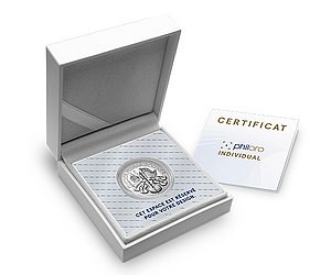 Pièce en argent « Philharmonique » 1oz en étui